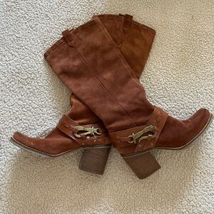 Jessica Simpson Chestnut Heeled Boots